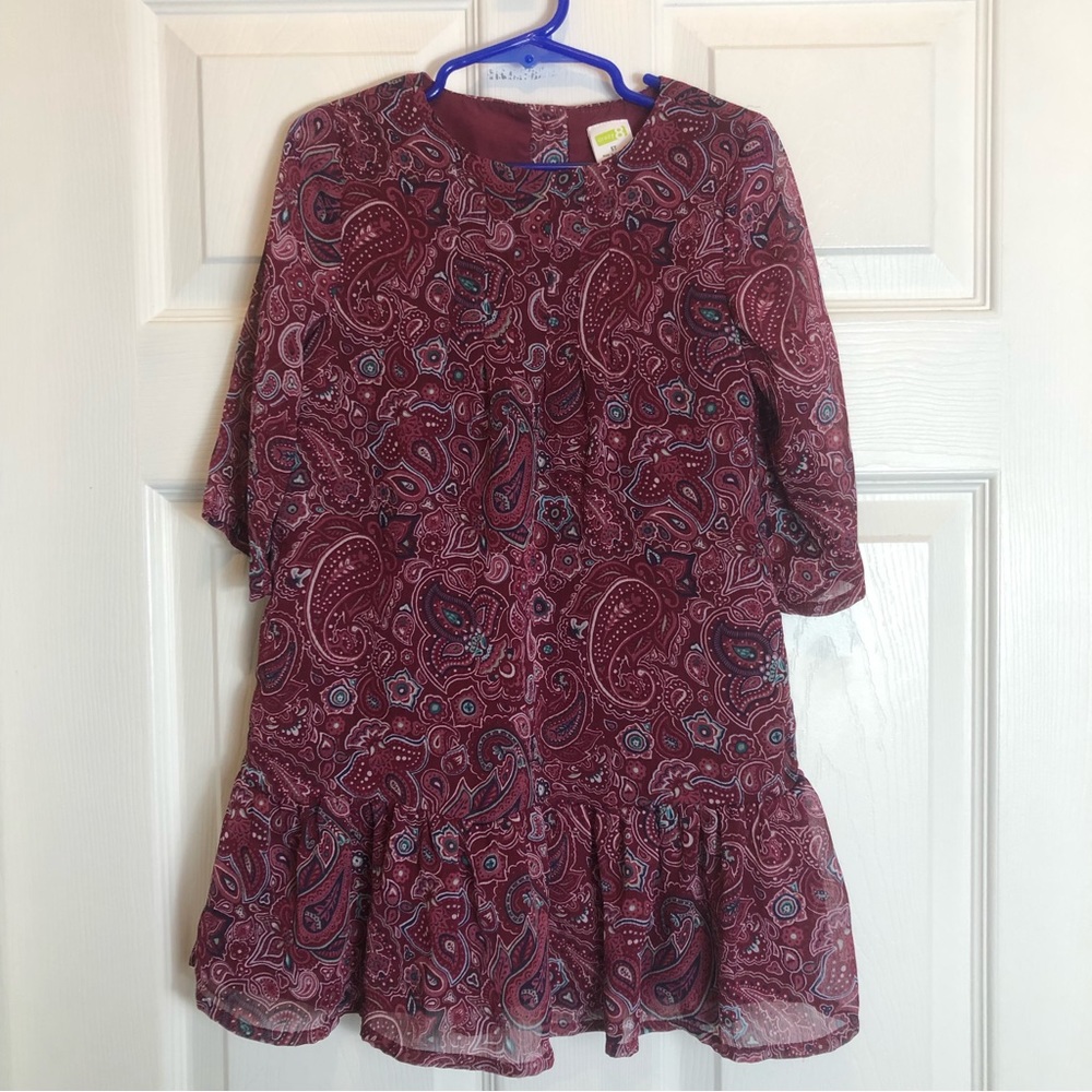 Crazy 8 Lined Paisley Dress Size 5T